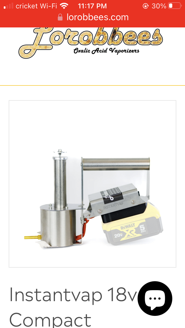 INSTANTVap COMPACT: for cordless 18 volt battery (not included) image 0