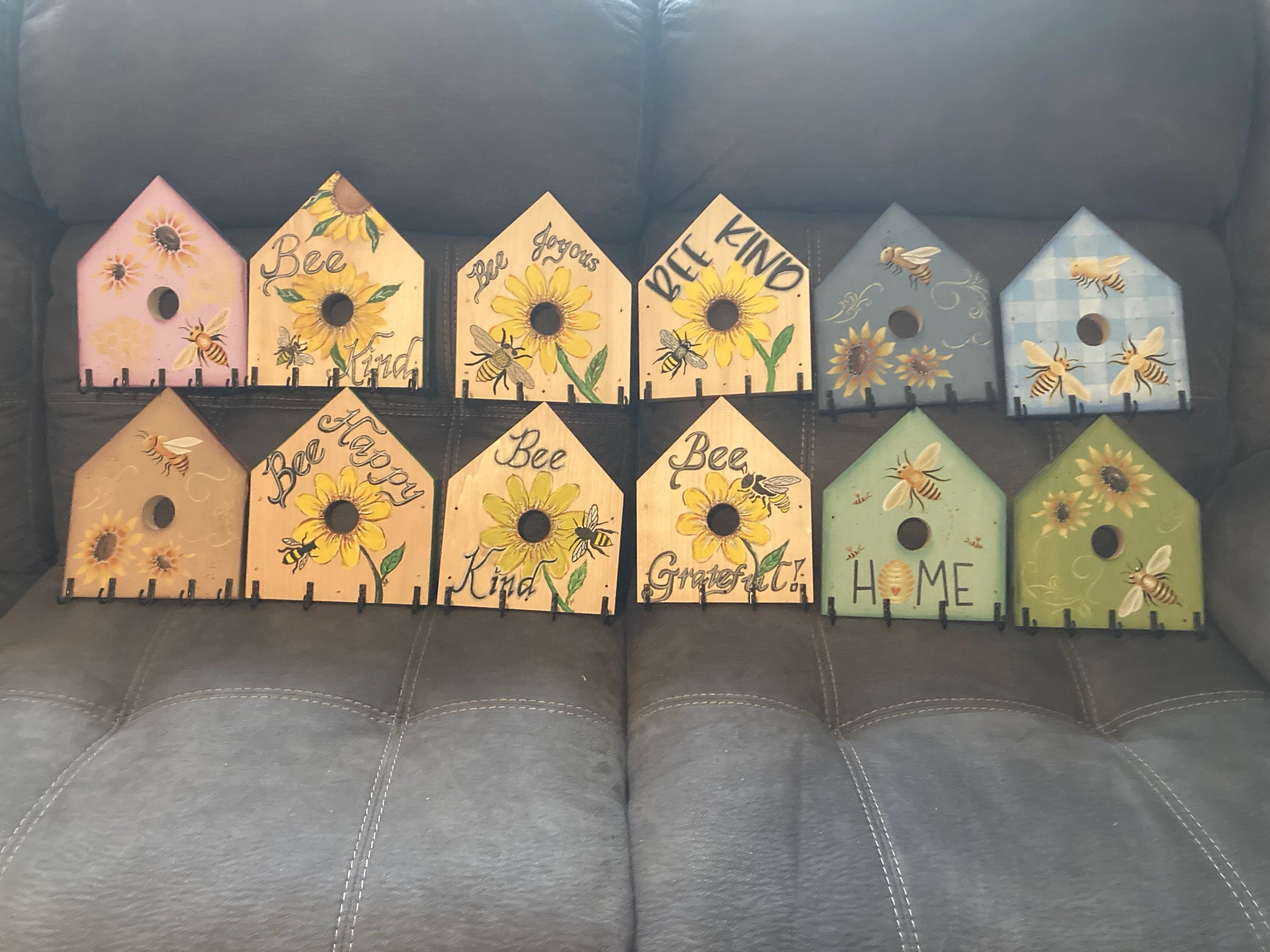 Birdhouse - key holder rack image 2
