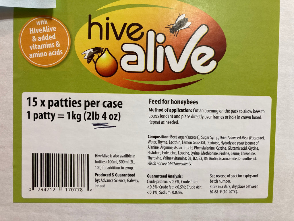 Hive Alive Fondant Patty - one patty; 2lbs. image 2