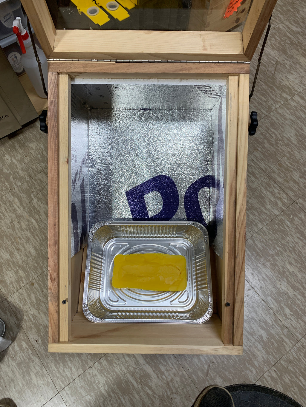 Solar Wax Melter