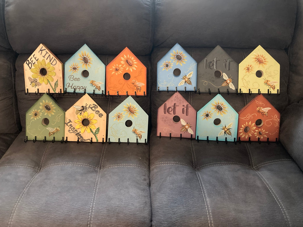 Birdhouse - key holder rack image 3