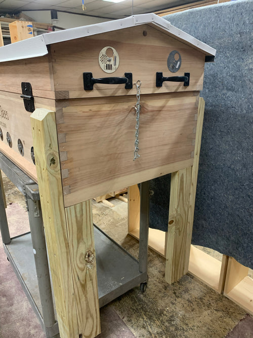 Bearsville Bees Insulated Long Langstroth Hive with Supers image 1