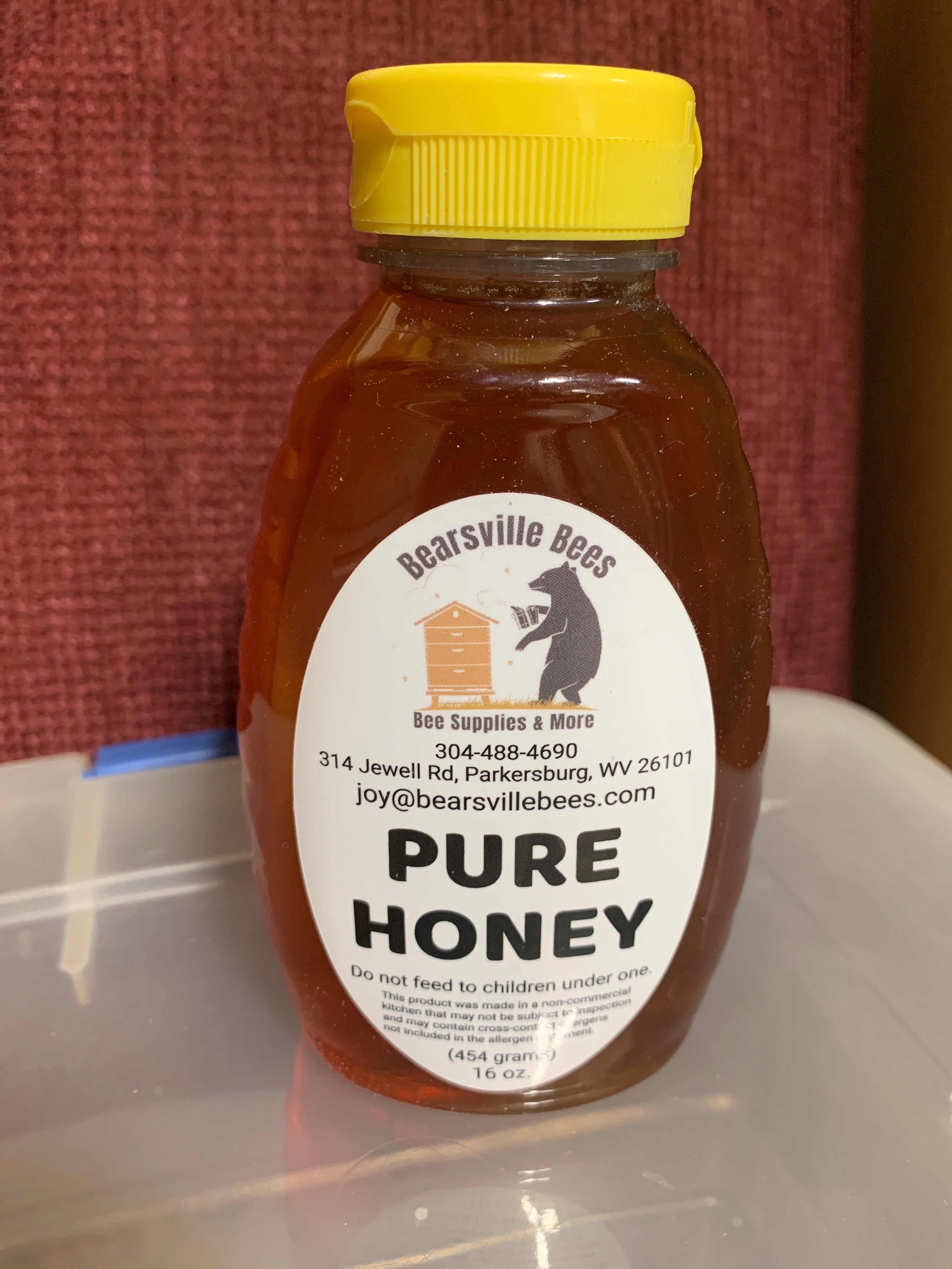 Pure Honey 16oz.