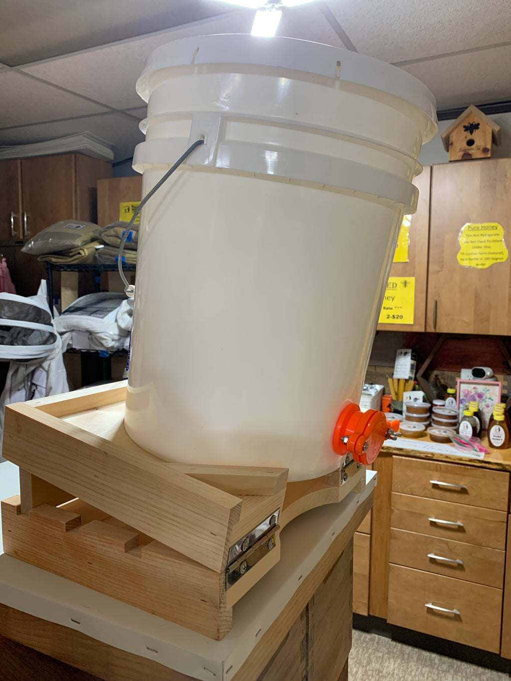 Honey Bucket Stand