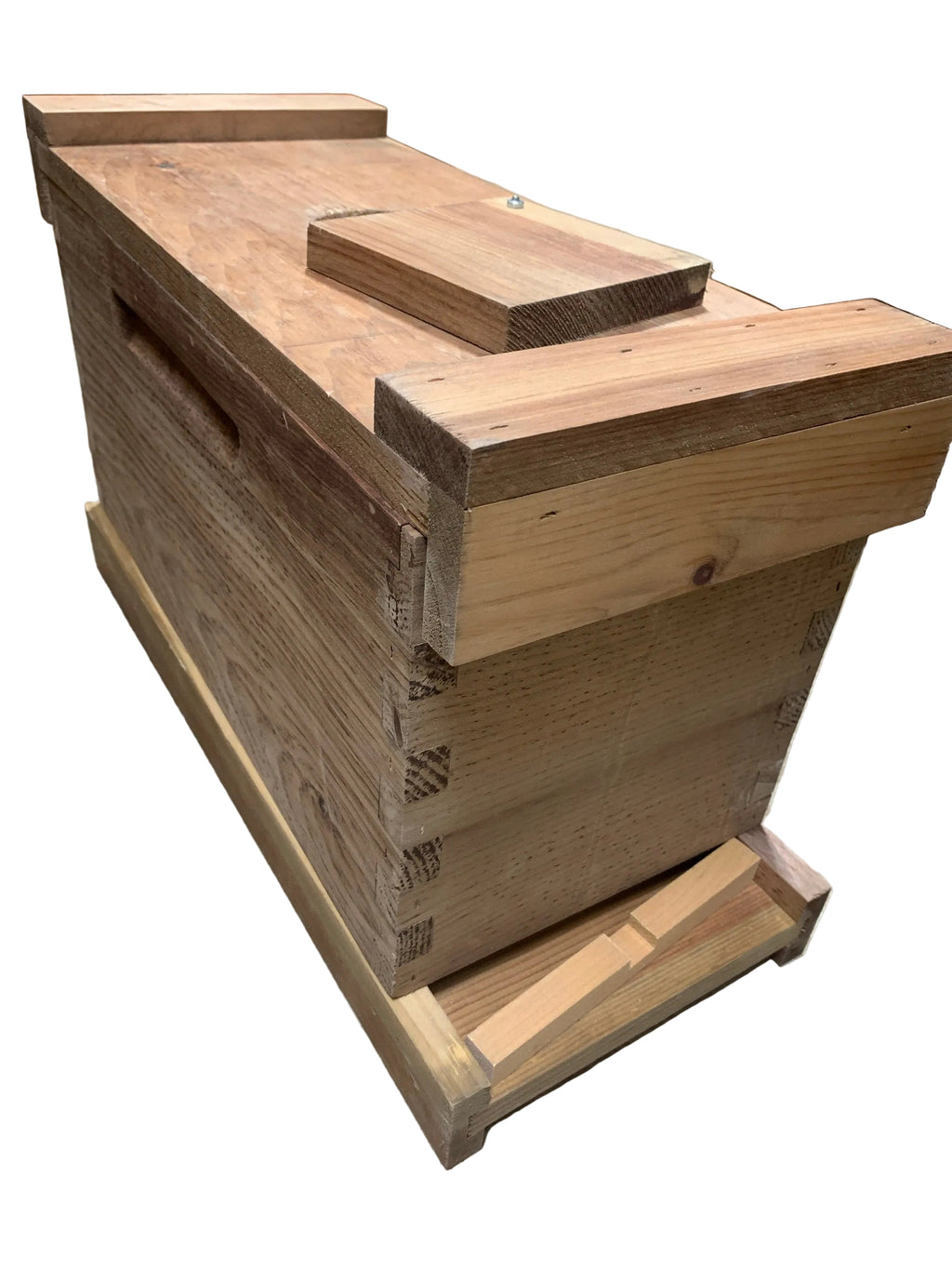 Langstroth NUC Complete Hive with migratory lid and feeder hole image 0