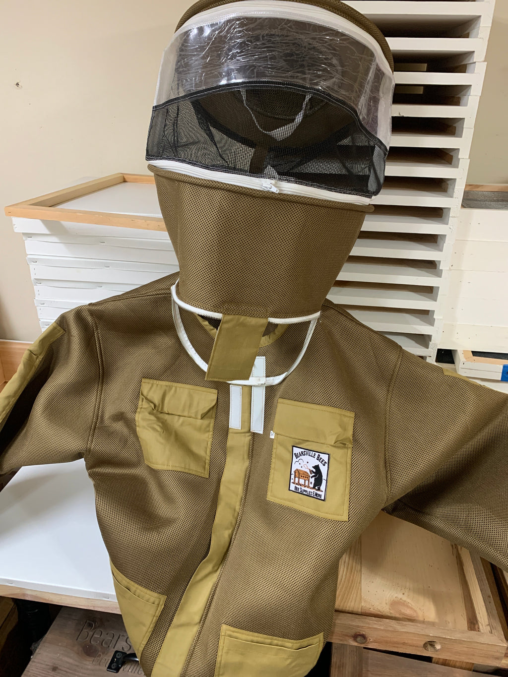 BeeLite Jacket- Clear View Veil (CVV) Zip Fencing Veil