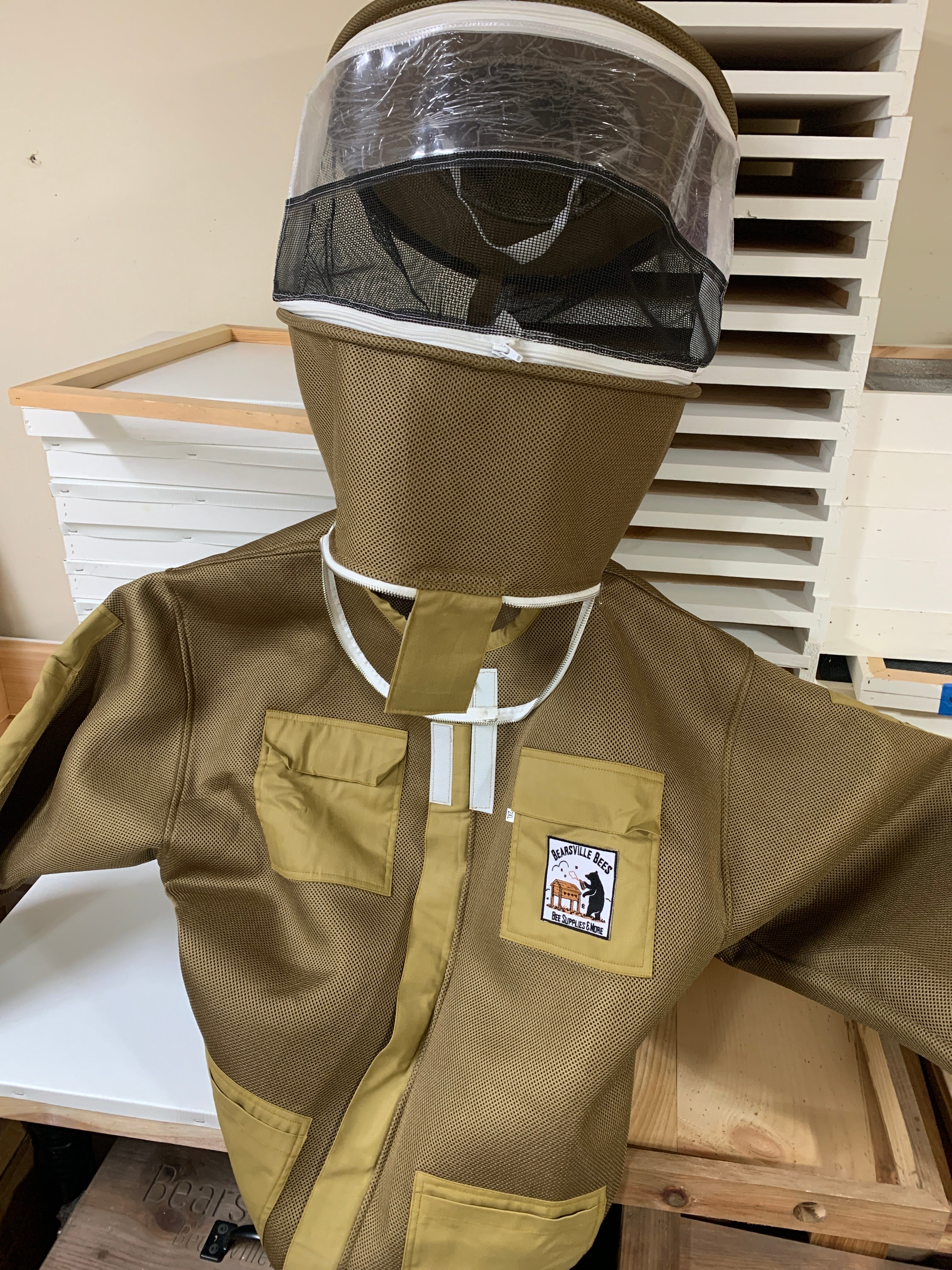 BeeLite Jacket- Clear View Veil (CVV) Zip Fencing Veil