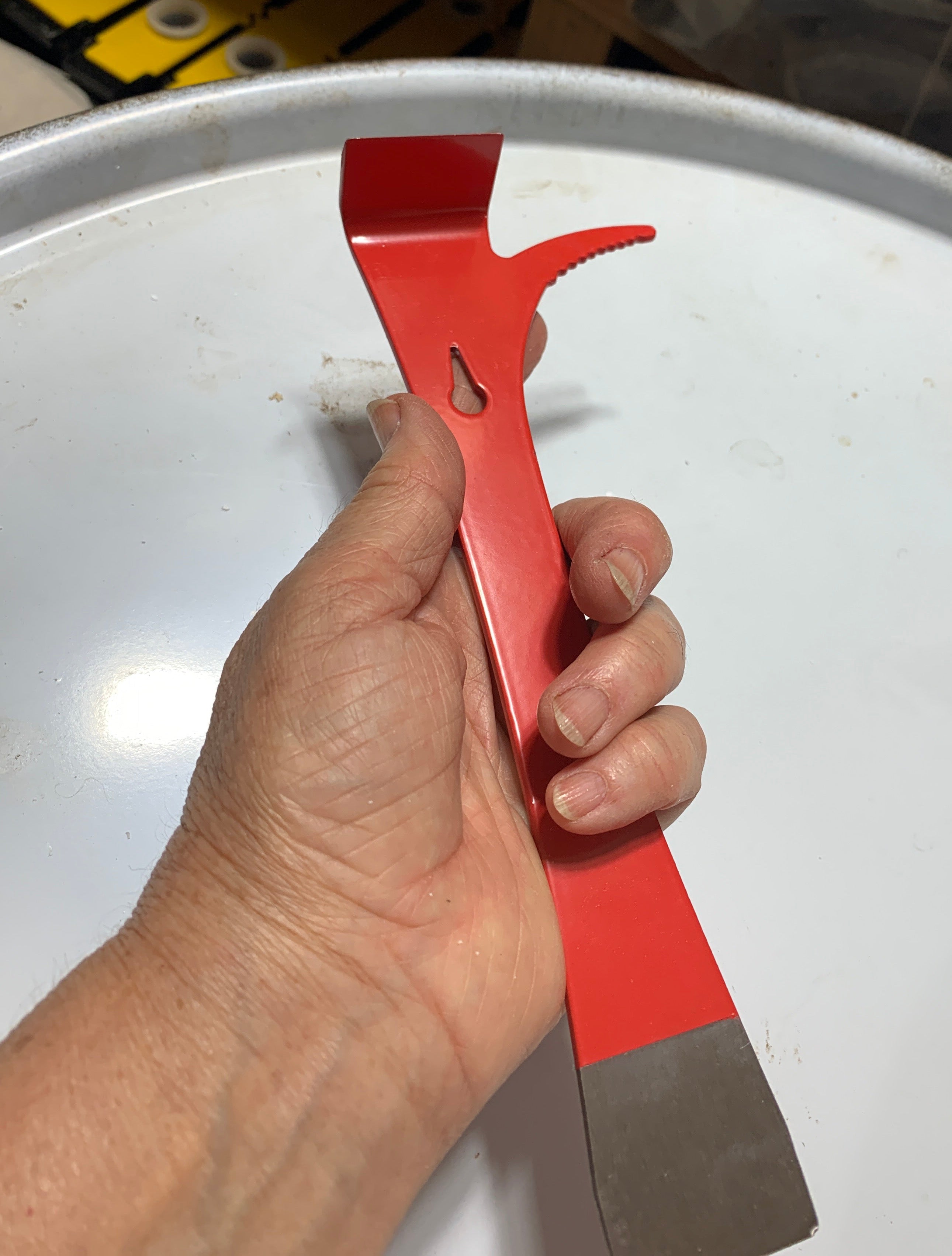 Smaller Hybrid J-Hook Hive Tool